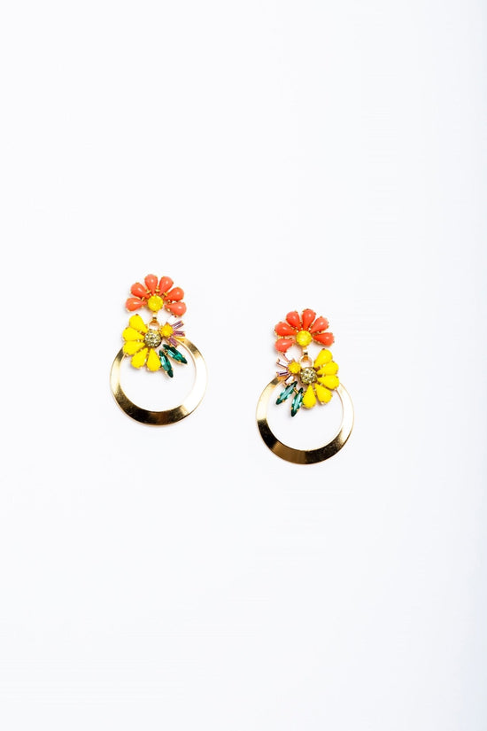 Elizabeth Cole Jewelry - Nicolette Earrings, Multi Color