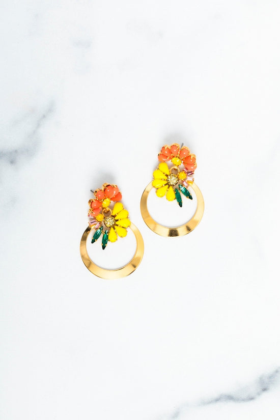 Elizabeth Cole Jewelry - Nicolette Earrings, Multi Color