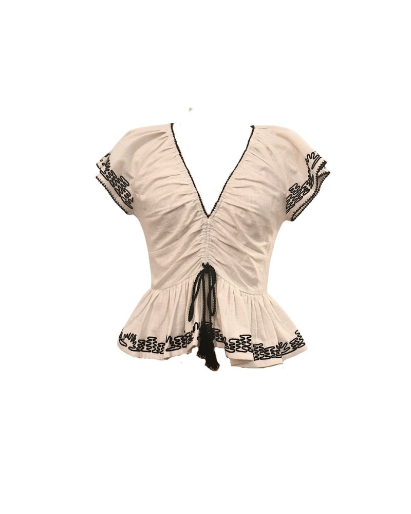 ILIO NEMA - Meltemis Top - Dori Embroidery