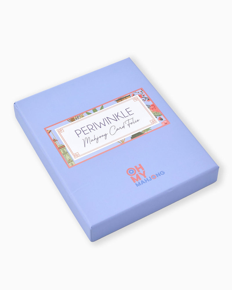 Oh My Mahjong - Periwinkle Mahjong Card Folio