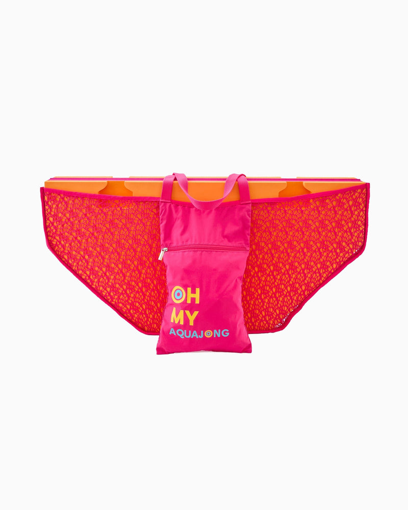 Oh My Mahjong - Pink Aqua Jong Pool Mat