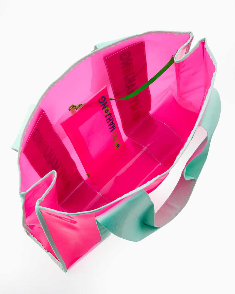 Oh My Mahjong - Pink Beach Bag