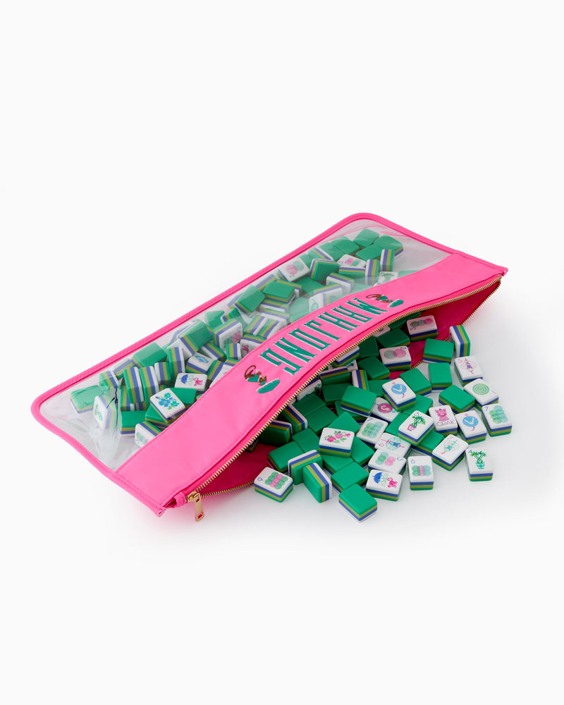 Oh My Mahjong - Pink Monkey Mahjong Bag