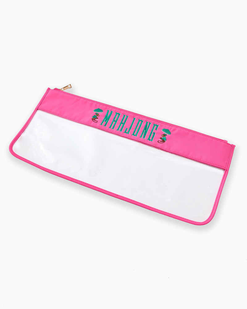 Oh My Mahjong - Pink Monkey Mahjong Bag