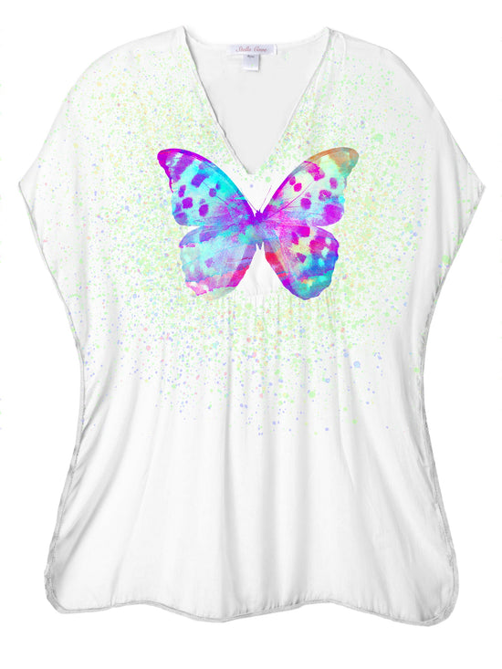 Butterfly Mint Splash Cover Up