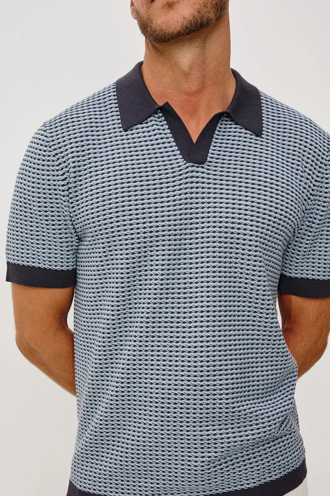 Rails Men's - Hayden Polo Shirt - Blue Lagoon