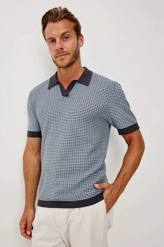 Rails Men's - Hayden Polo Shirt - Blue Lagoon