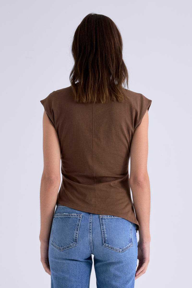 NYA DRAPED TEE