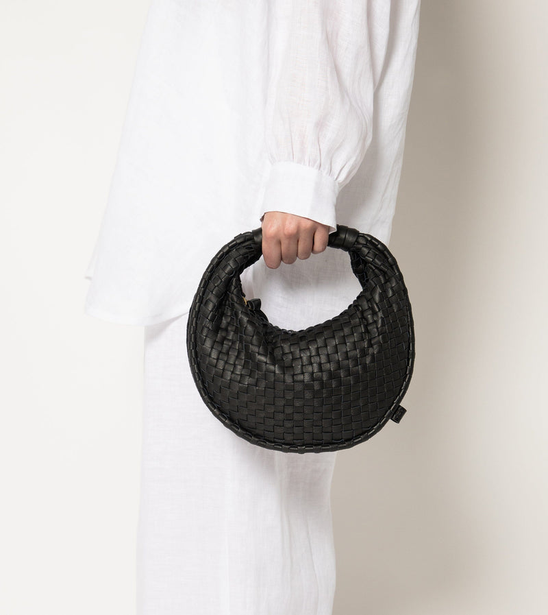 Cleobella - Santiago Mini Hobo Bag - Black