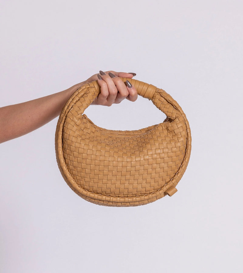 Cleobella - Santiago Mini Hobo Bag - Tan