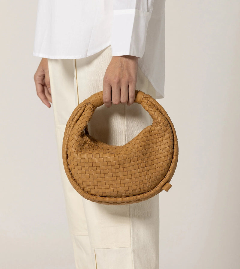 Cleobella - Santiago Mini Hobo Bag - Tan
