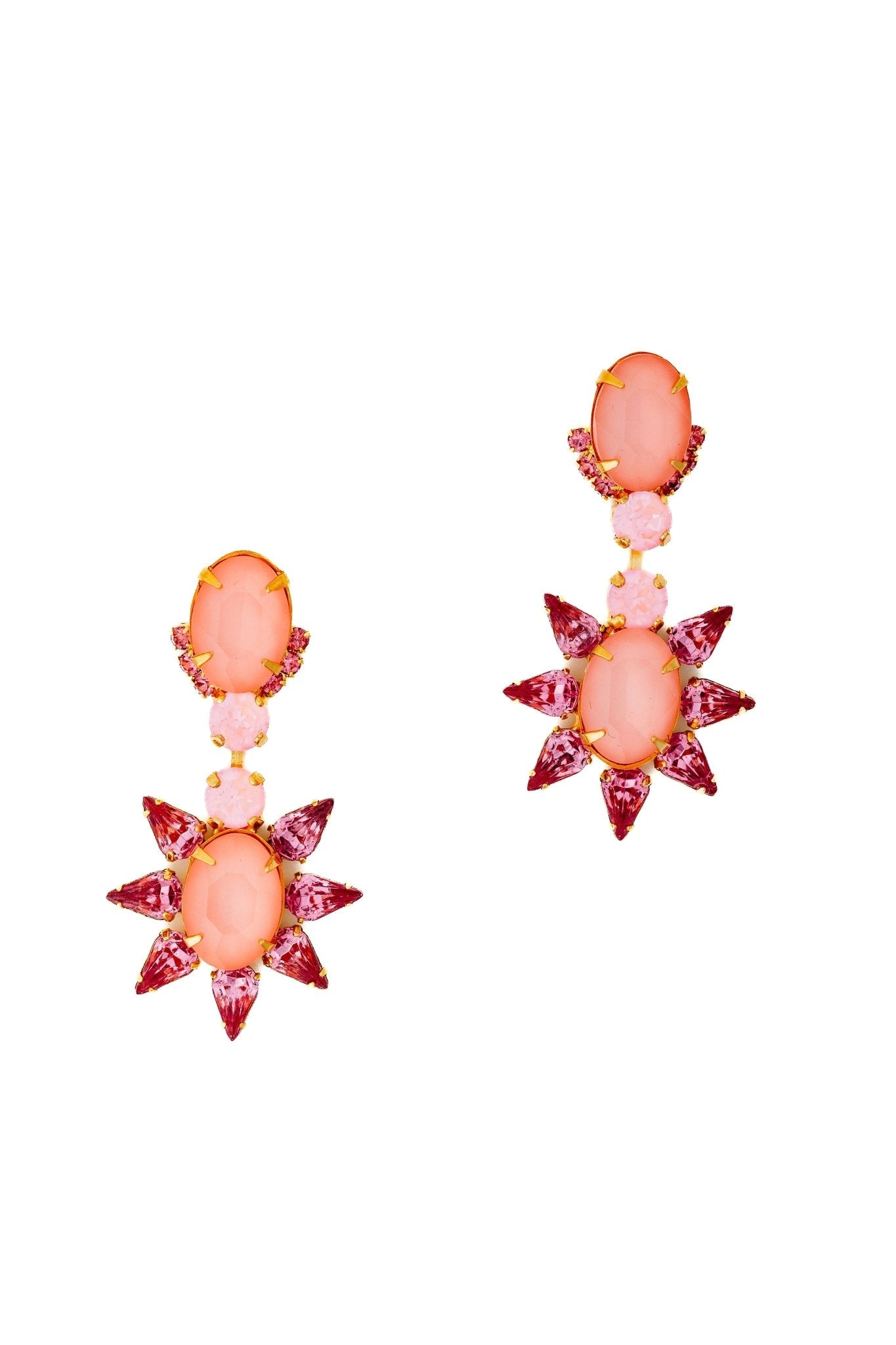 Elizabeth Cole Jewelry - Seara Earrings, Pink