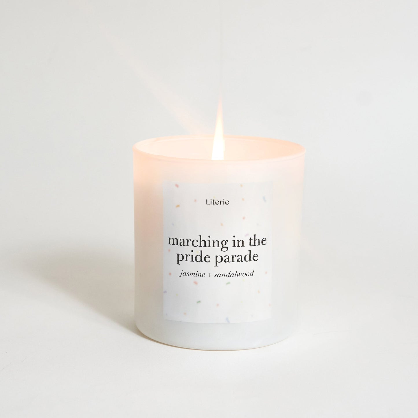 Marching in the Pride Parade Candle