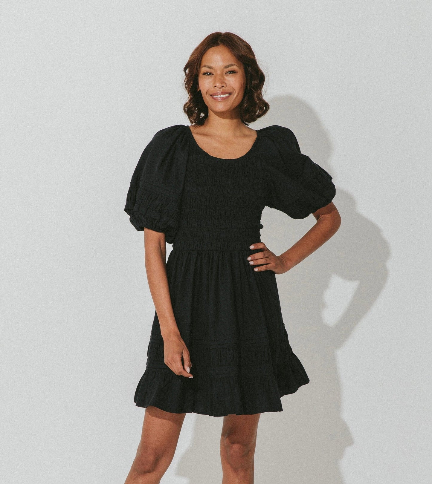 Stasia Mini Dress, Black