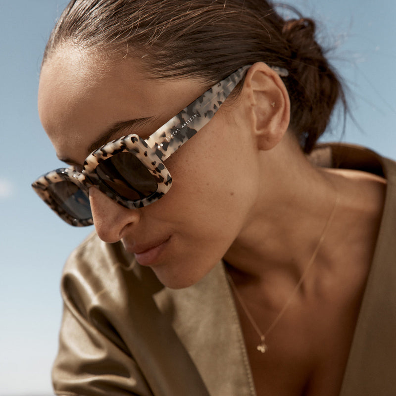 Status Anxiety - Unyielding Sunglasses - White Tort
