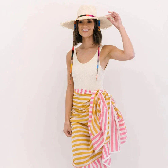 Load image into Gallery viewer, Sherbet Stripe Sarong
