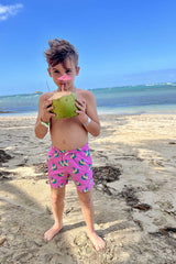 Surfing Crocs Kids Swim Trunks