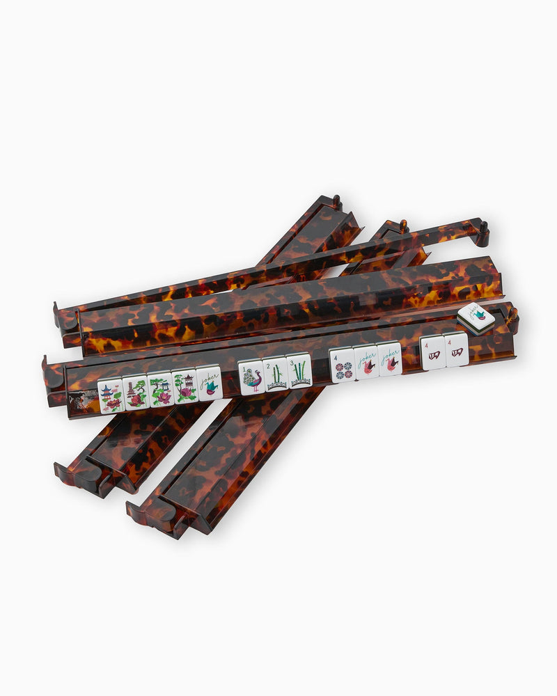 Oh My Mahjong - Tortoise Shell Rack and Pusher Set