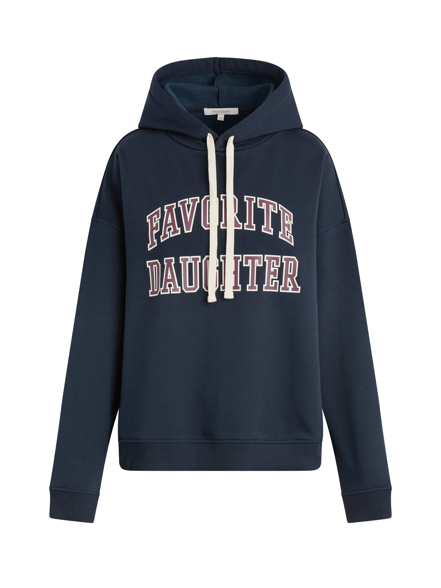 Favorite Daughter - The Logo Hoodie - Navy/Burgandy
