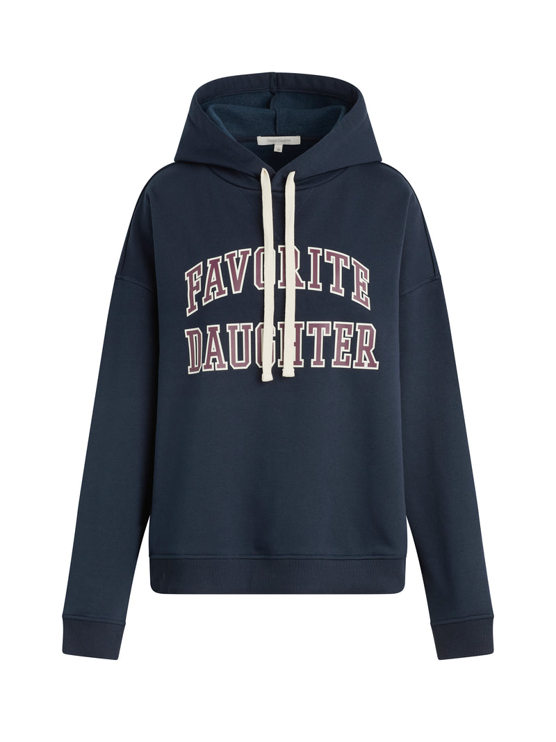 Favorite Daughter - The Logo Hoodie - Navy/Burgandy
