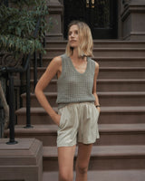 Varley - Ferns Open Knit Tank - Shadow