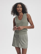 Varley - Ferns Open Knit Tank - Shadow