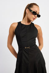 En Saison - Clarisse Midi Dress - Black
