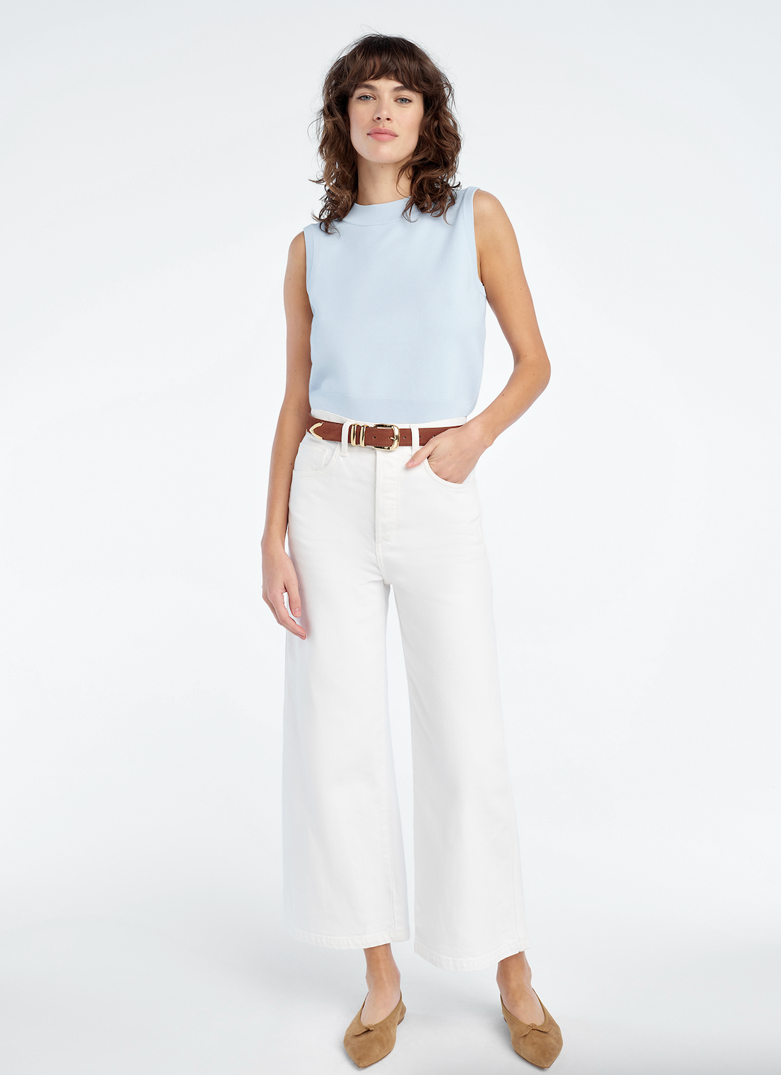 Favorite Daughter - The Cecilia Tank - Sky Blue