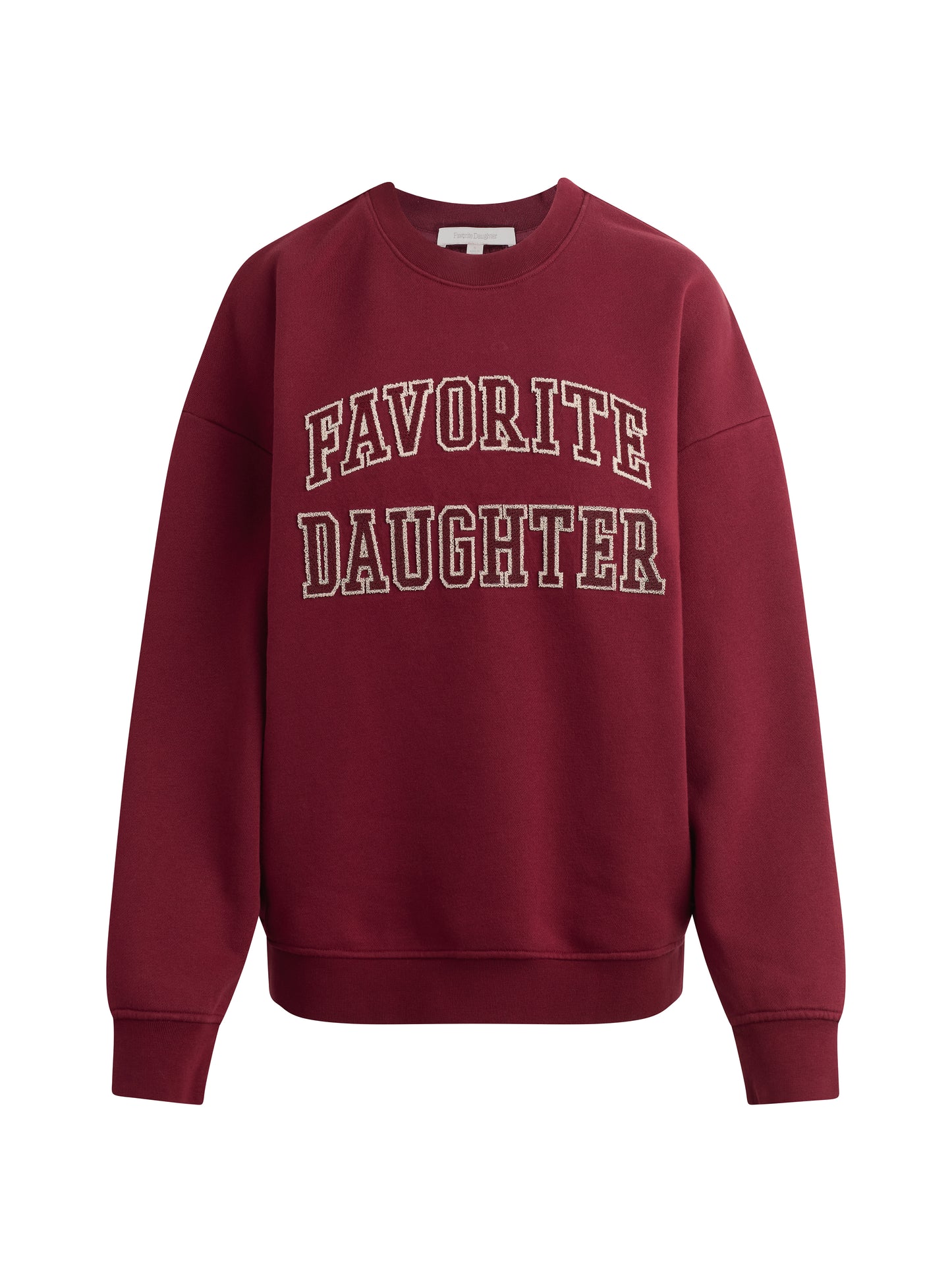 Favorite Daughter - The Collegiate Sweatshirt - Vino Velvet Stone