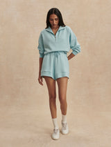 Varley - Hawley Half Zip Sweat - Porcelain Blue