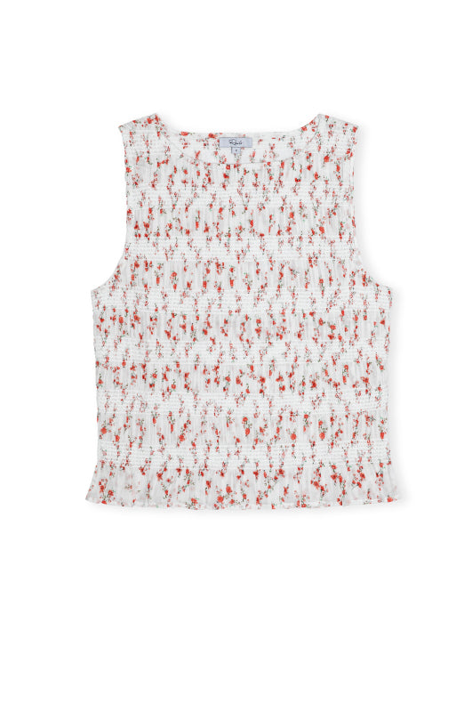 Rails - Kane Smocked Tank - Rouge Romantic