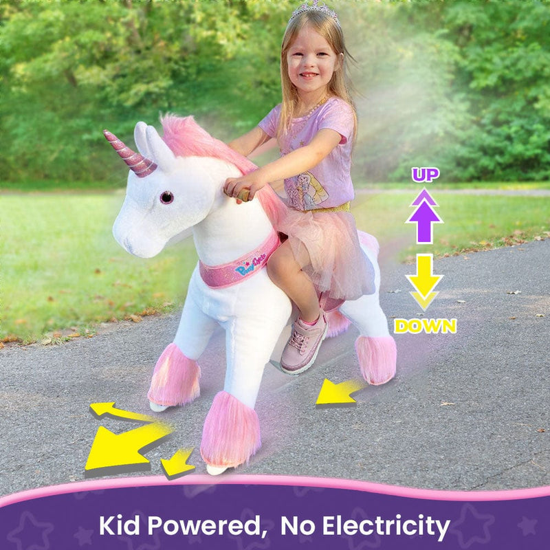 PonyCycle Ride-On Unicorn Age 3-5 - Pink Model U