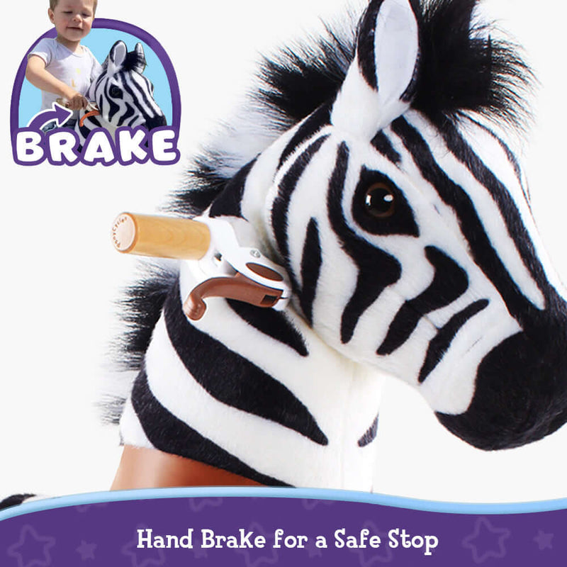 PonyCycle Ride-On Zebra Age 3-5 - Zebra Model U