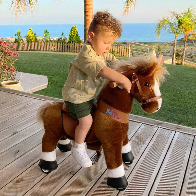 PonyCycle Ride-On Horse Age 4-8 - Brown Model U