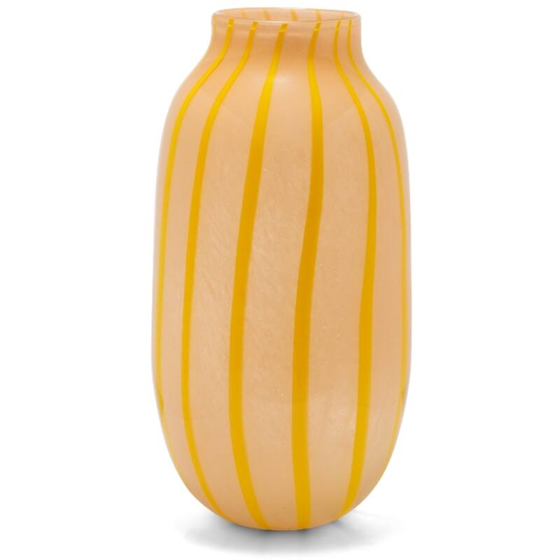 Striped Glass Vase