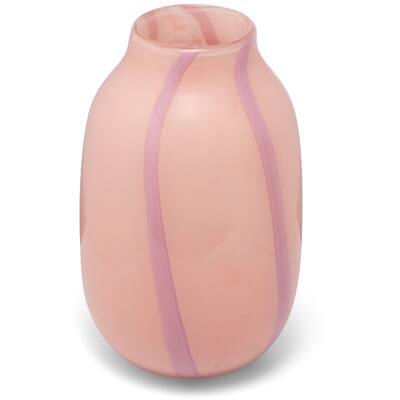 Striped Glass Vase