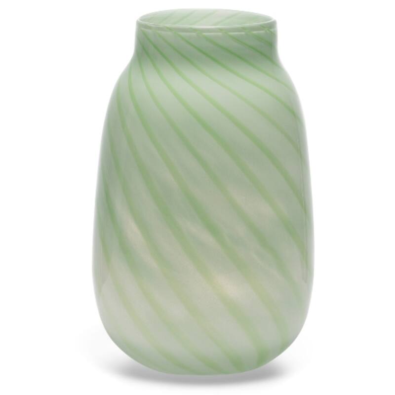 Striped Glass Vase