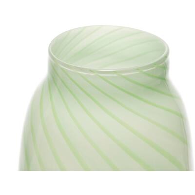 Striped Glass Vase