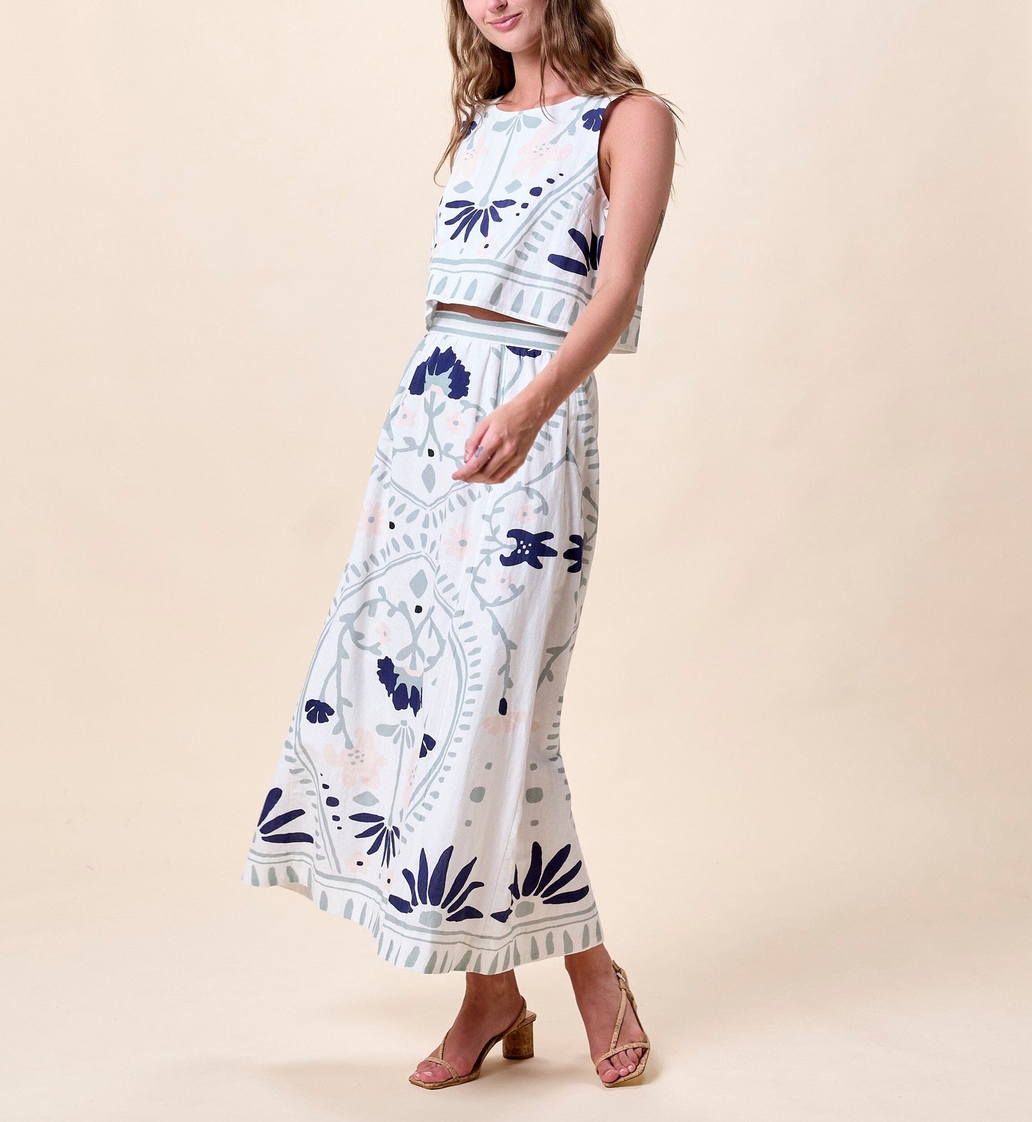 Cleobella - Venetia Top - Liliana Blue Surf