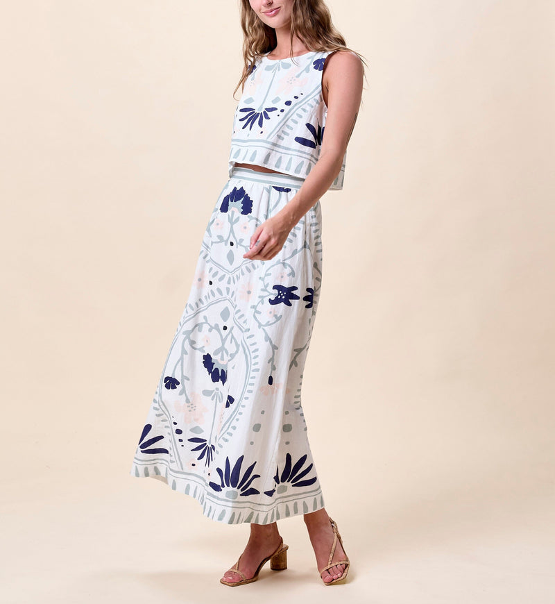 Cleobella - Venetia Top - Liliana Blue Surf