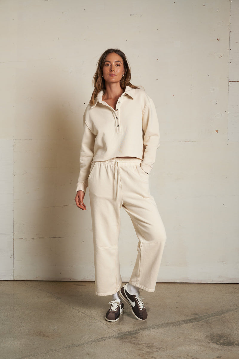 PerfectWhiteTee - Fallon Fleece Barrel Sweatpant – Sugar