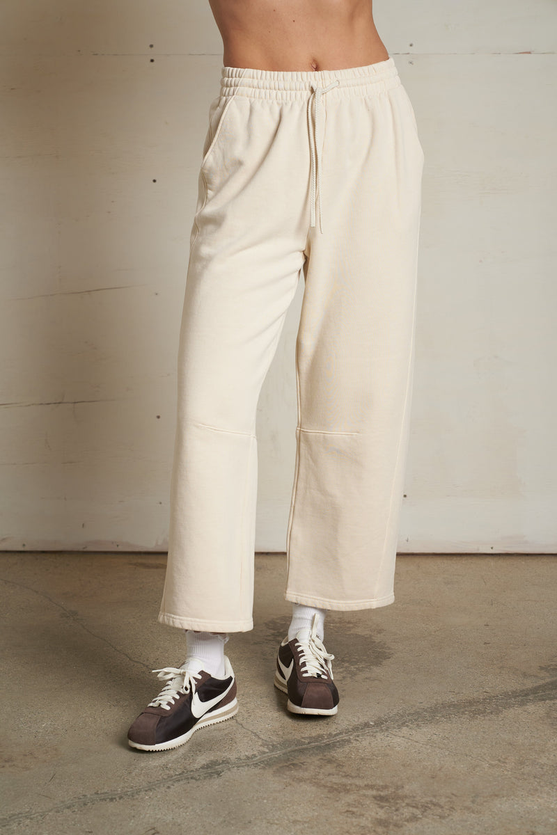 PerfectWhiteTee - Fallon Fleece Barrel Sweatpant – Sugar