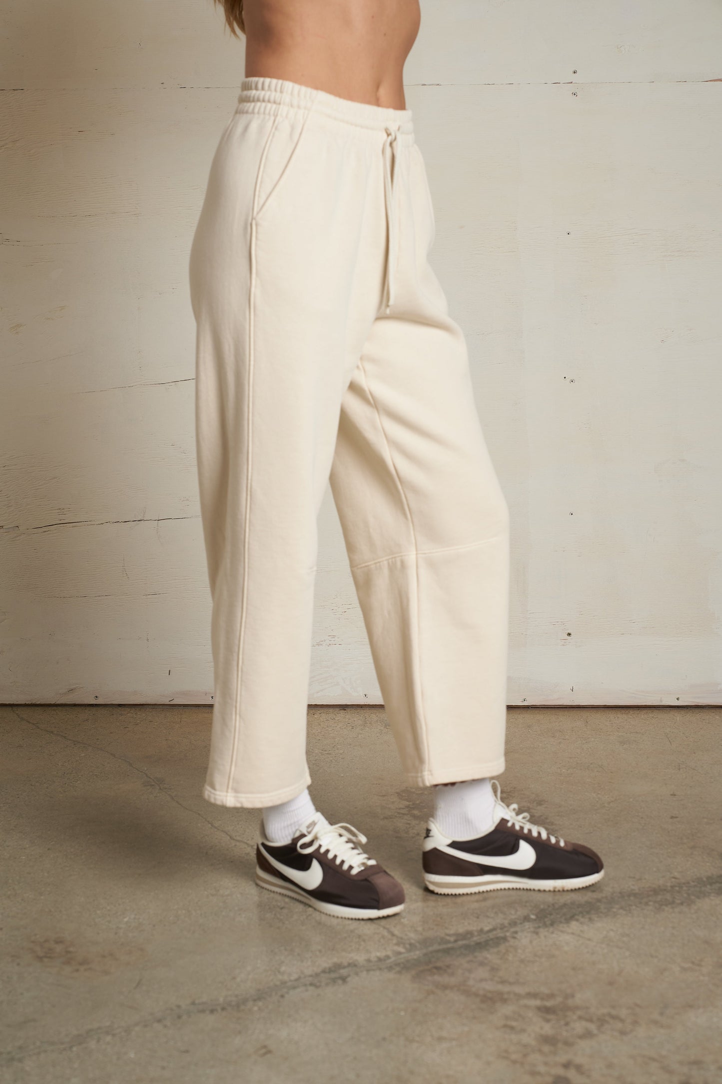 PerfectWhiteTee - Fallon Fleece Barrel Sweatpant – Sugar