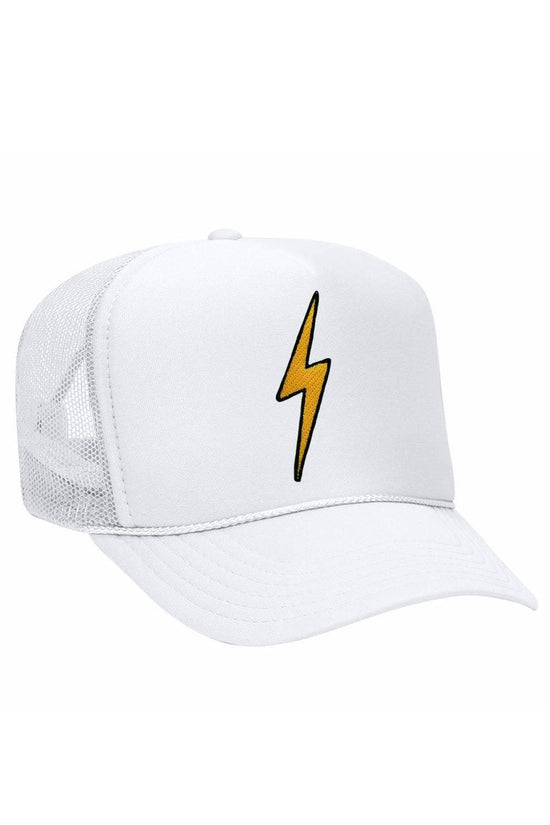 Aviator Nation - Vintage Bolt Trucker Hat - White