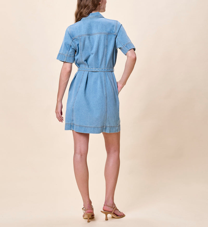Cleobella - Whitney Denim Dress -  Light Denim