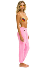 Aviator Nation - 5 Stripe Sweatpants - Neon Pink