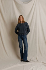 Ziggy Reverse Fleece Crewneck Sweatshirt - Turbulence