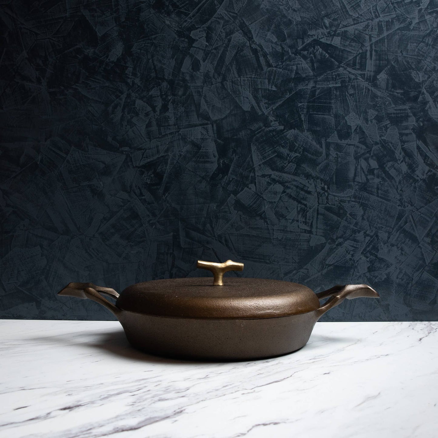 Cast Iron Braising Pan with Lid - 12 inch