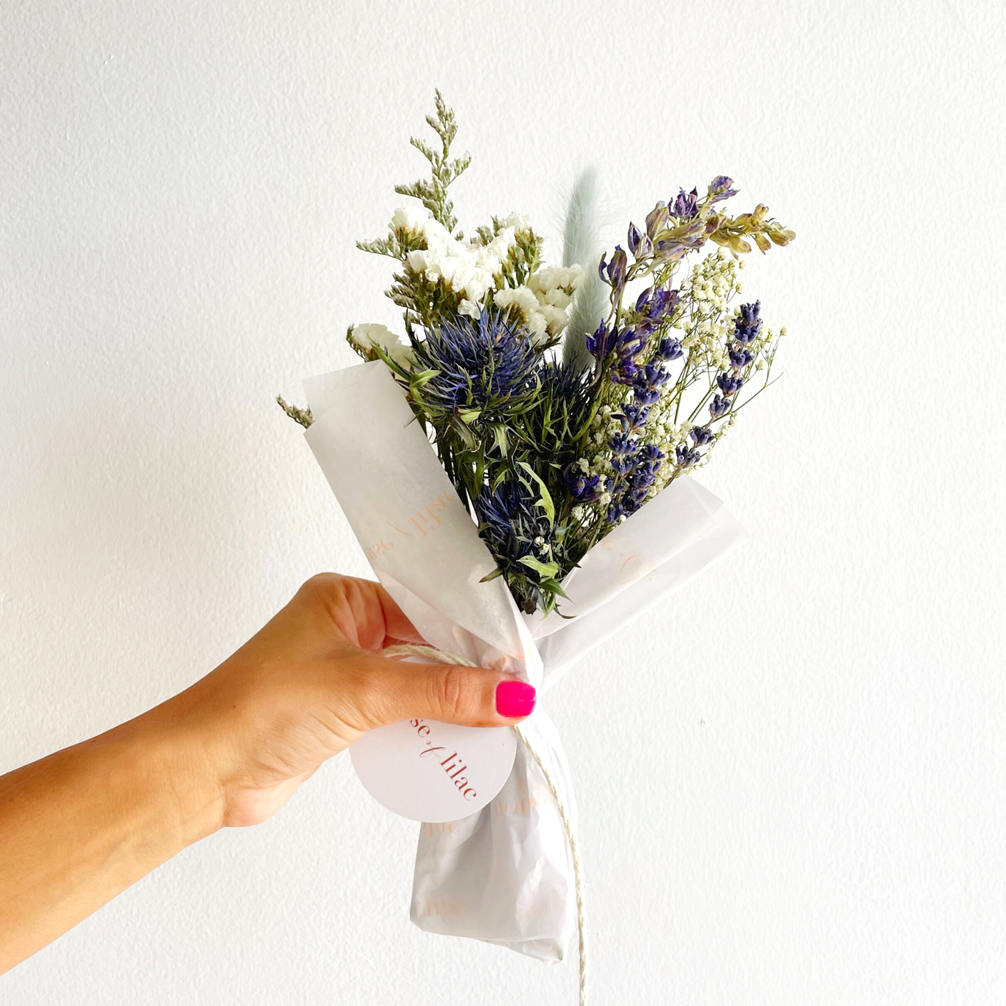 Load image into Gallery viewer, Chic Dried Flower Mini Bouquet, Seafoam
