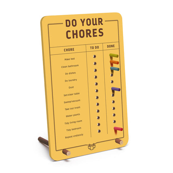 Do Your Chores Pegboard